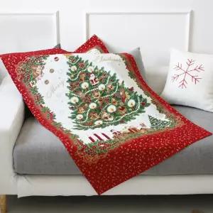 크리스마스 트리 디자인 가리개천 패브릭 가림막천