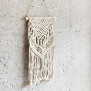 베이지 코튼 벽장식 거실 가리개 침실 포인트 소품