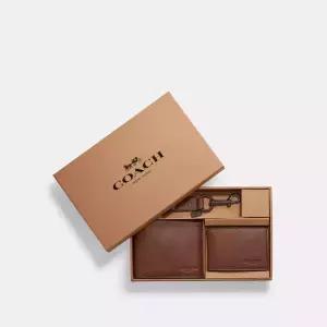 코치 남성 3 In 1 지갑 기프트 세트 CS433 CWH