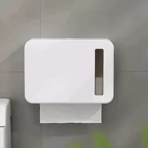 페이퍼타올 무타공 화이트 디스펜서 핸드타올케이스