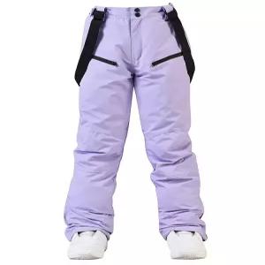 빅사이즈 두꺼운 스키 바지 썰매장 스노우 보드 멜빵