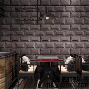 WELLYU 레트로 산업용 바람 시멘트 벽돌 벽지 앤티크 레스토랑 호텔 의류 매장