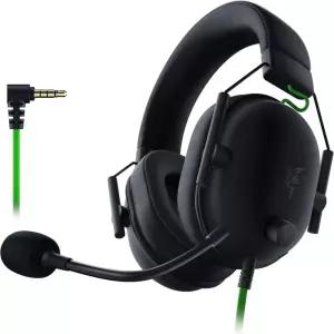 Razer BlackShark V2 X 게이밍 헤드셋 7.1 서라운드 사운드 - 50mm 드라이버 메모리폼 쿠션 PC PS4 PS5