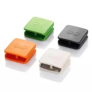 심플한 사무용품 케이블클립(L) (GN.GY) 줄감개 케이블 정리 시스맥스