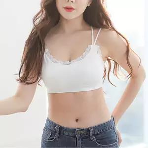 이너 탱크탑 신축성 밴딩 두줄끈나시 캡내장 브라탑 20대여성속옷