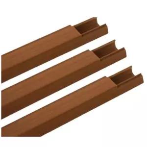 전선 정리 용 몰딩 우드색 15mm-3P 선 밴드 정리 전선정리 선정리 전선밴드