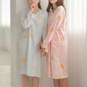 가을 편안한 홈웨어 실내복 원피스잠옷 호캉스 편한옷 여성치마 집콕룩