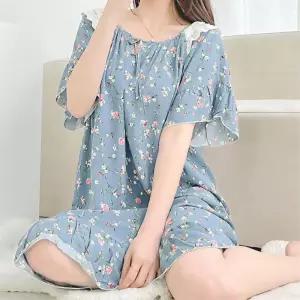 편안한 루즈핏 홈웨어 실내복 프릴 잠옷원피스 편한옷 가을패션 집콕룩