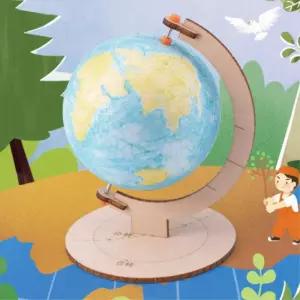 과학 만들기 스티로품 미니 지구본 키트 교구 공부방