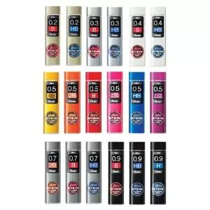 펜텔 아인슈다인 03 04 05 07 09mm 샤프심 2개 샤프심 아인샤프심 펜텔 샤프