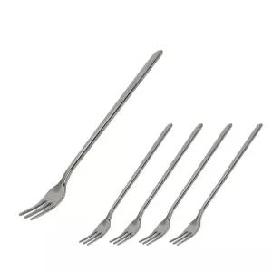 상일 미니 롱포크(심플14cm)1p x(5개) 스텐 티포크 스텐식기 상일금속