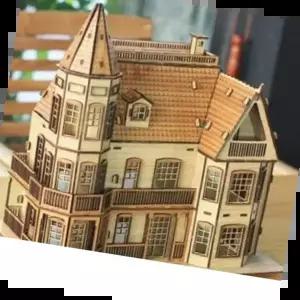 프라모델 로렐 타운홈 조립건물 미니어처