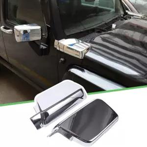 2005-2009 허머 H3 측면 공기 흡입 후드 통풍구 커버 엔진 자동차 외장 액세서리 2PCS(밝은 은색)에