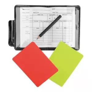 학생용 축구 심판 경고 레드 옐로우 카드 수첩 세트