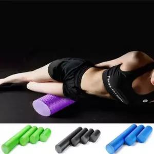 육각돌기eva폼롤러 스트레칭 요가용품 30센치 하드 홈트운동기구