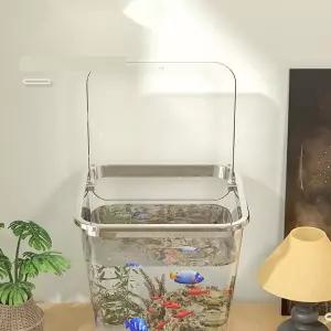[투명한 사육장] 플라스틱어항 투명 뚜껑있는 키우기 하우스
