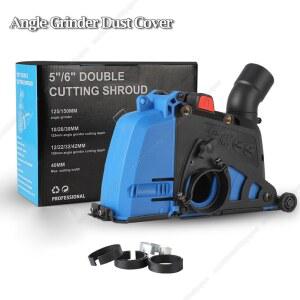분진커버 앵글 연마기 먼지 커버 집진기 건식 연삭 도구용 덮개 진공 부착물 포함 125/150 모델