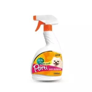 애견 포르티 균저항 탈취제 1000ml 베이비파우더향 애견탈취제 반려견탈취제