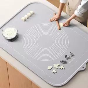 실리콘 매트 밀가루 반죽 반죽판 도마 쿠킹 만두피