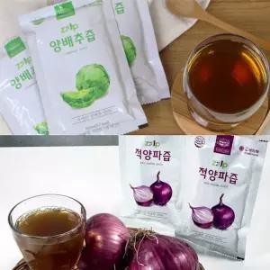 [복담원] 국내산 양배추즙/적양파즙 100ml x100포 택1