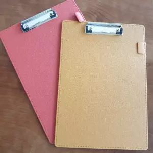가죽질감 메뉴판 클립보드 종이받침대 카페메뉴판 메모패드 메모보드