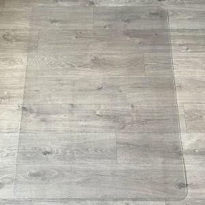 경목 바닥용 마블럭스 대형 사무실 의자 매트 내구성이 뛰어난 직사각형 바닥 보호대 48인치 x 51인치 투명