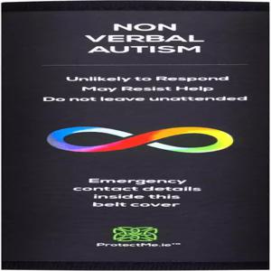 나를 보호해줘 - 안전벨트 커버 비언어적 자폐증 환자