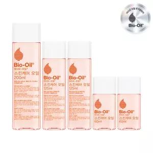 [바이오오일]스킨케어 오일 60ml 2개+125ml 2개+200ml 1개