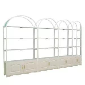 진열장 서랍장 정리대 올화이트 80x180 네일샵