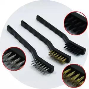 와이어 냄비 브러쉬 철 탄 솔 세트 스텐 녹 제거 쇠 3종 찌든때 녹제거솔 용브러시