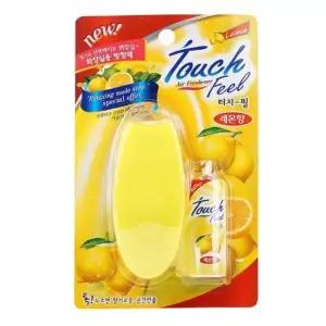 터치 필 발향제(레몬) 화장실 냄새 향기 화장실 방향제 터치식 방향제