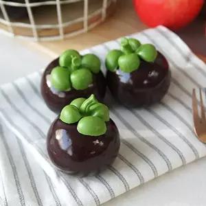 진짜같은 디테일을 살린 모형 망고스틴 2P세트 모형음식 모형과일 데코소품