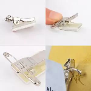 문킴마켓 문킴마켓 부착용 집게핀 10P 미니집게핀 명찰부착용 옷핀명찰