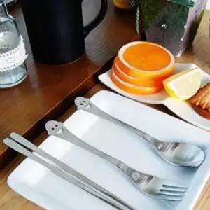 스마일 어린이 수저세트 스푼 포크 어린이 유아 스푼 포크 어린이