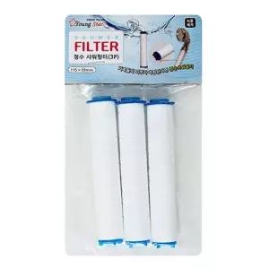영스타 정수샤워필터 3EA 연수기필터 필터리필 필터샤워기리필 샤워기필터