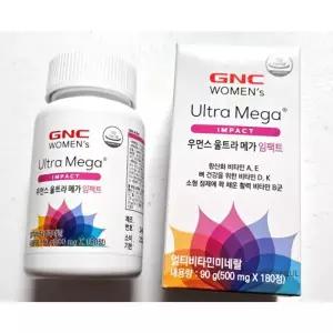 GNC 우먼스 울트라메가 임팩트 500mg x 180정