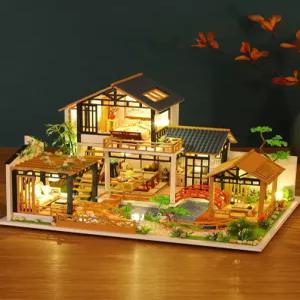 Diy 미니어처 하우스 집 만들기 키덜트 조립 전원주택