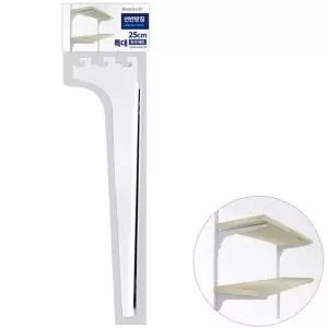 철재 선반받침 특대2P 25cm 벽선 W 벽걸이선반 무지주벽선반 인테리어벽선반