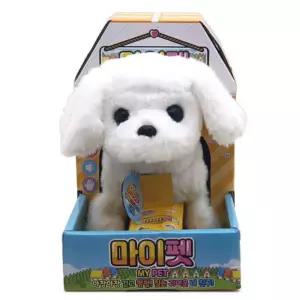 강아지돌보기 놀이 움직이는 말티즈 강아지 인형 상상친구 EQ장난감 책임감 정서발달