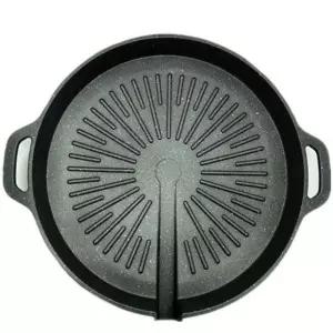 삼겹살 고기 불판 가정용 업소용 고기불판 솥뚜껑 인덕션 무쇠