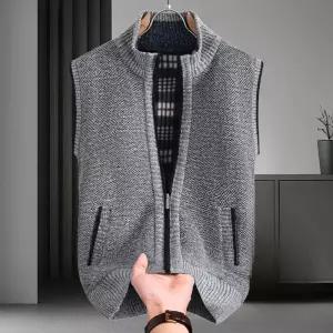 경량조끼 경량패딩 남성용 스웨터 따뜻한 남자니트조끼 조끼패딩