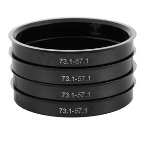 휠스페이스 알루미늄 자동차 휠 허브 센터 링 세트 골프 Mk4 97 05 73 1 57 1mm 세트당