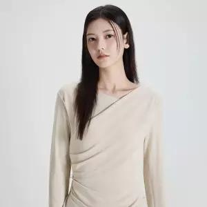 미쏘 드레이프 티셔츠_MIWLWFT07A