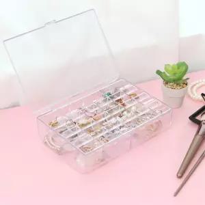 반지 주얼리 귀걸이수납 2단 커버 보관함 악세사리 디스플레이 화장대정리 꽂이