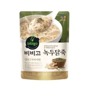 비비고 파우치 녹두닭죽 420g 즉석죽 간편조리 죽 비비고