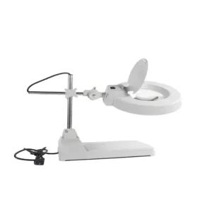 LED 확대경 스탠드 탁상용 작업용 돋보기 고배율 루페 링라이트 납땜 정밀 작업 램프