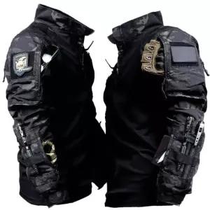 밀리터리 전술복 야생 육군 서바이벌 상의 전투복 프론트 프리지 나이트 S 50~55kg