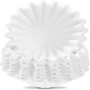 쿠펑 커피 필터 홈 오용 바스켓 천연 종이 드립 메이커 스몰 스타일 싱글 샤워 내추럴 언블리치 (화이트