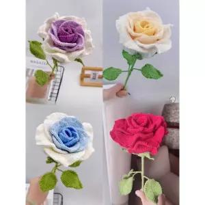 만들기 뜨개질 꽃다발 코바늘 손뜨개 재료 담요 데이지 취미