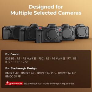 카메라 충전기 SmallRig 캐논용 회전 사이드 핸들, 트리거 REC 포함, 블랙매직 디자인 카메라용, 지지대 PD